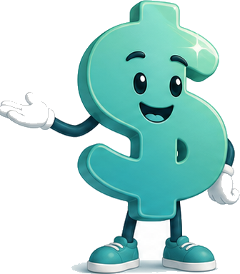 Wealthy, the iWealth mascot, waving hello