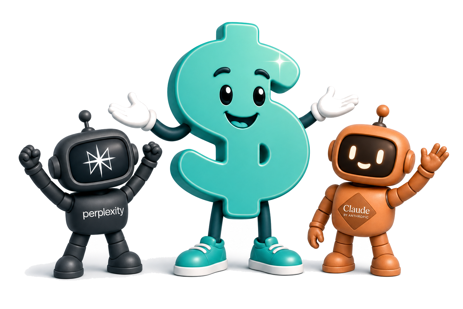 The iWealth team with Wealthy mascot, calm and approachable.
